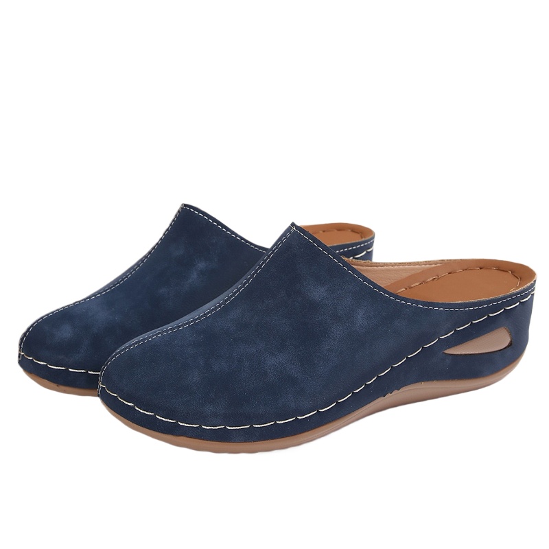 Women'S Shoes With Arch Support - Sepatu Wedge Mules Kasual Wanita, Nyaman,