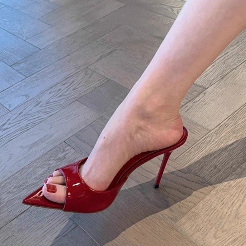 Peep Toe Heels - Sandal Wanita Musim Panas Hak Tinggi