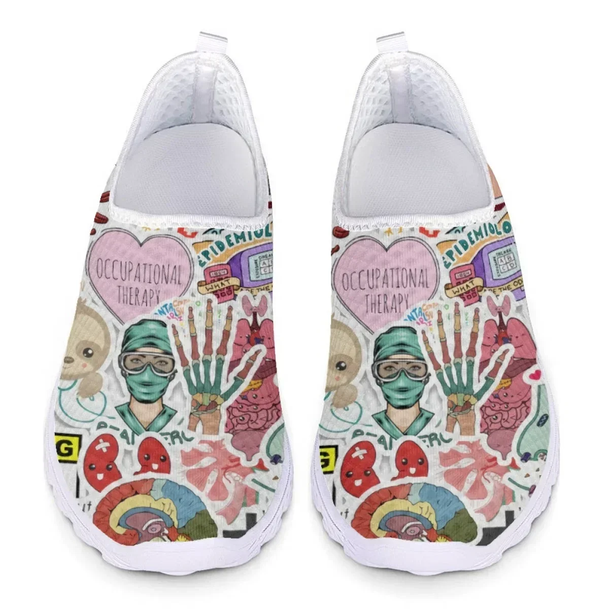 Women'S Shoes Nursing - Sepatu Perawat Wanita Ringan Model Slip-on