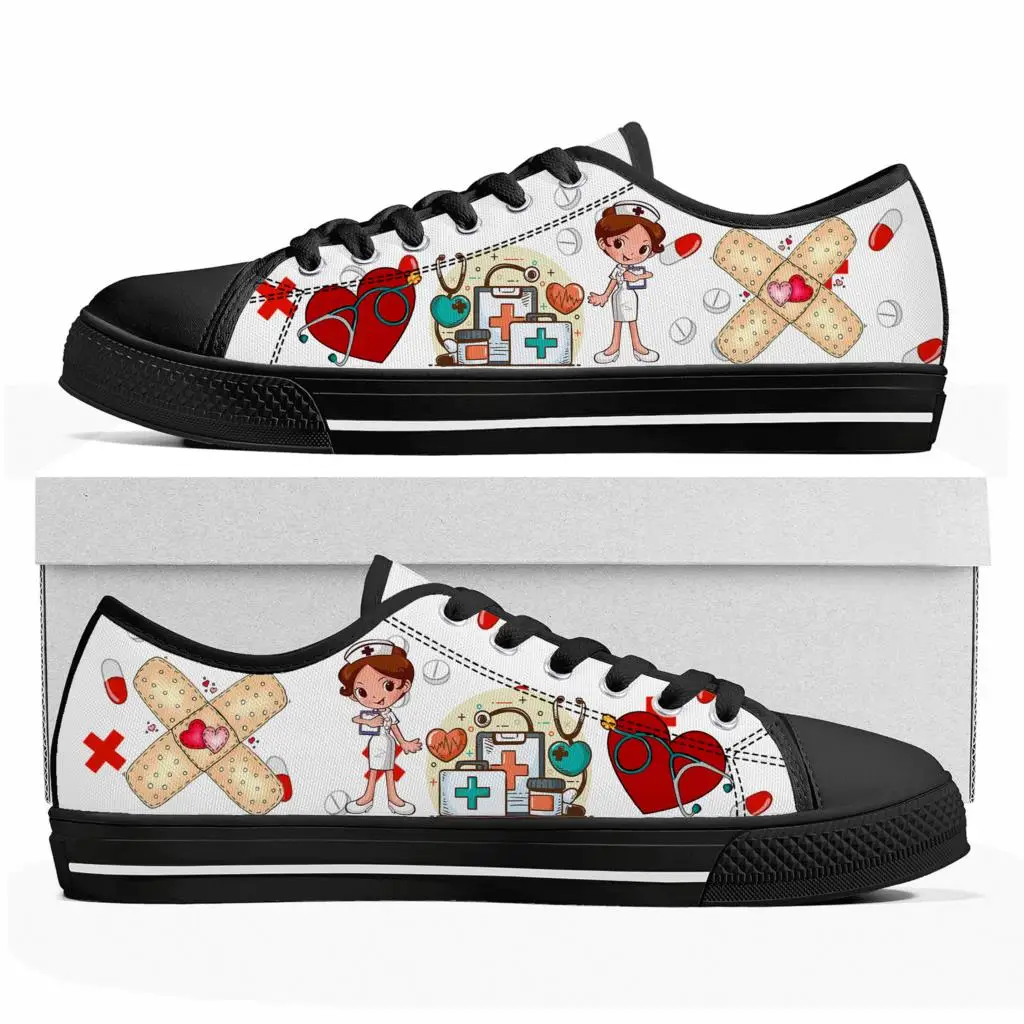 Sepatu Kets Rendah Motif Kartu - Women'S Shoes Nursing ulasan dan harga