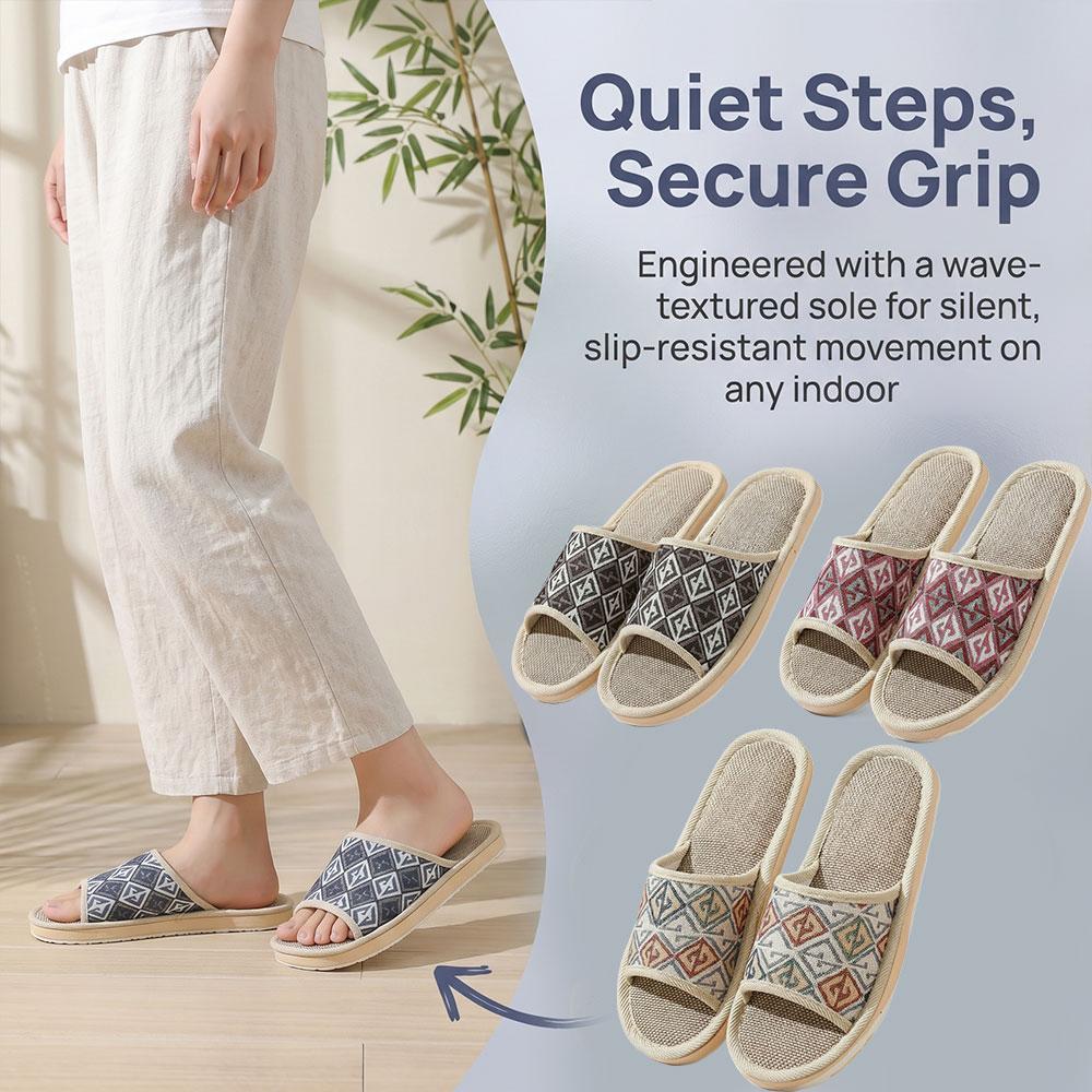 Sendal Rumah Linen Four Season - Jelly Sandal Women ulasan dan harga