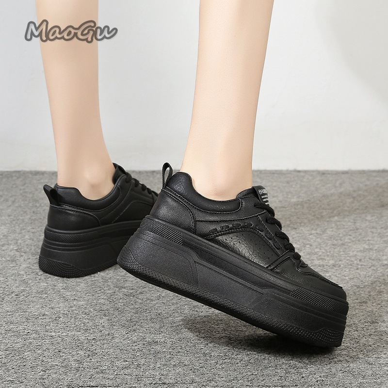Sepatu Sneakers Putih Platform - Platform Sneakers Chunky ulasan dan harga