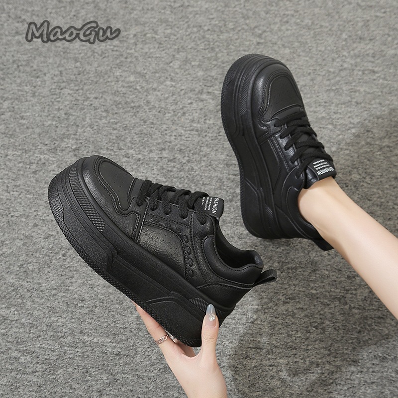 Sepatu Sneakers Putih Platform - Platform Sneakers Chunky ulasan dan harga