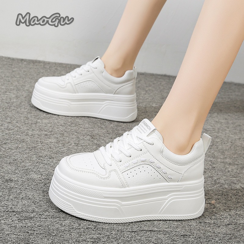 Sepatu Sneakers Putih Platform - Platform Sneakers Chunky ulasan dan harga
