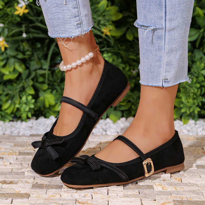 Sepatu Flat Mary Jane Motif Le - Leopard Print Heels ulasan dan harga