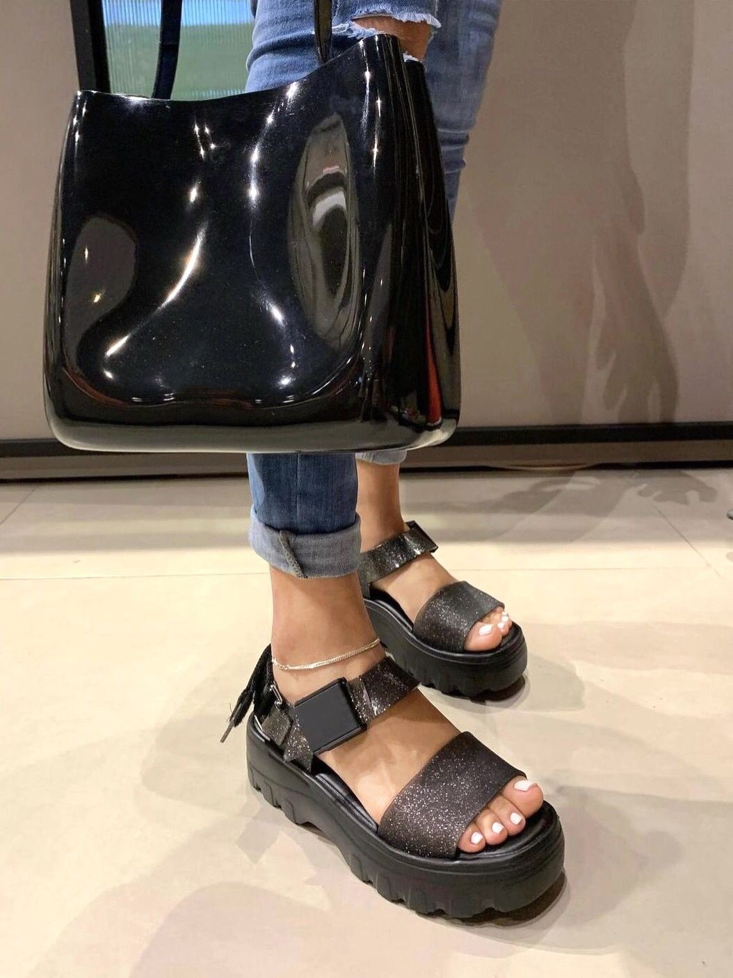Sandal Jelly Wanita Terbaru 20 - Jelly Sandal Women ulasan dan harga