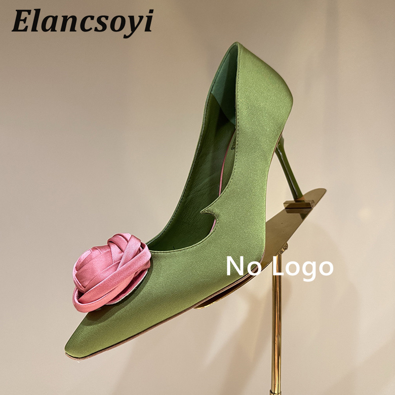 Sepatu Wanita Hak Tinggi Satin - Women Shoes Logo ulasan dan harga