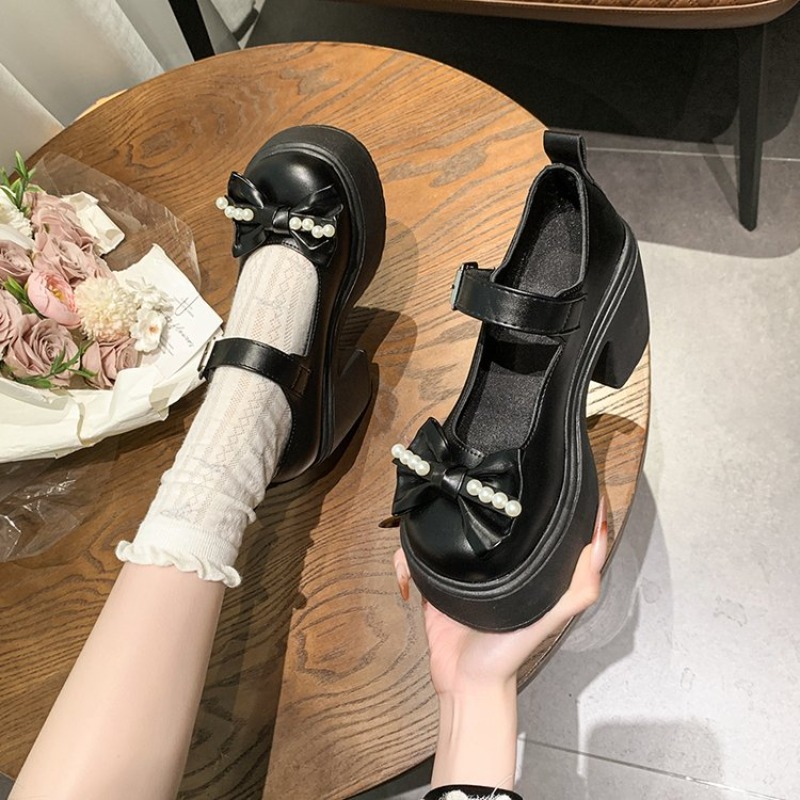 Sepatu Lolita 2026 Hitam Hak S - Women'S Shoes Veja ulasan dan harga