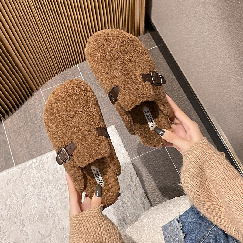 Sepatu Clogs Bulu Fashion 2025 - Women'S Shoes With Arch Support ulasan dan harga