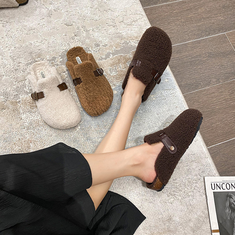 Sepatu Clogs Bulu Fashion 2025 - Women'S Shoes With Arch Support ulasan dan harga