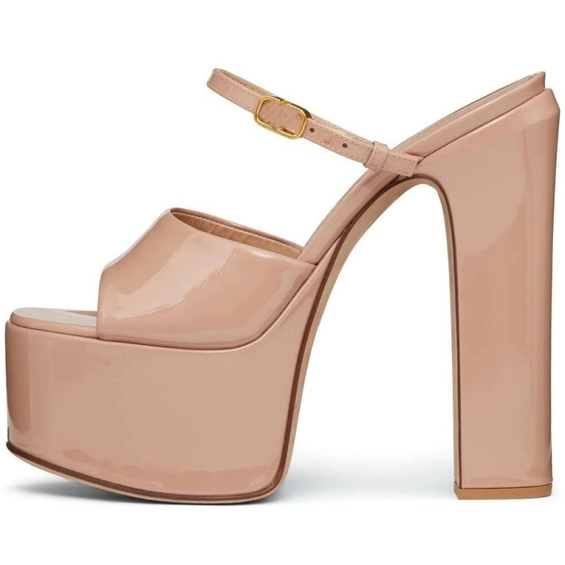 Sandal Wanita Penambah Tinggi  - Peep Toe Heels ulasan dan harga