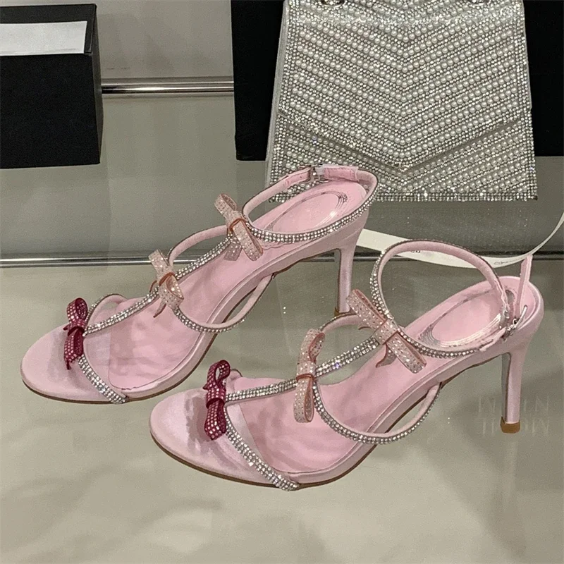 Aneikeh Sandal Gladiator Hak T - Peep Toe Heels ulasan dan harga