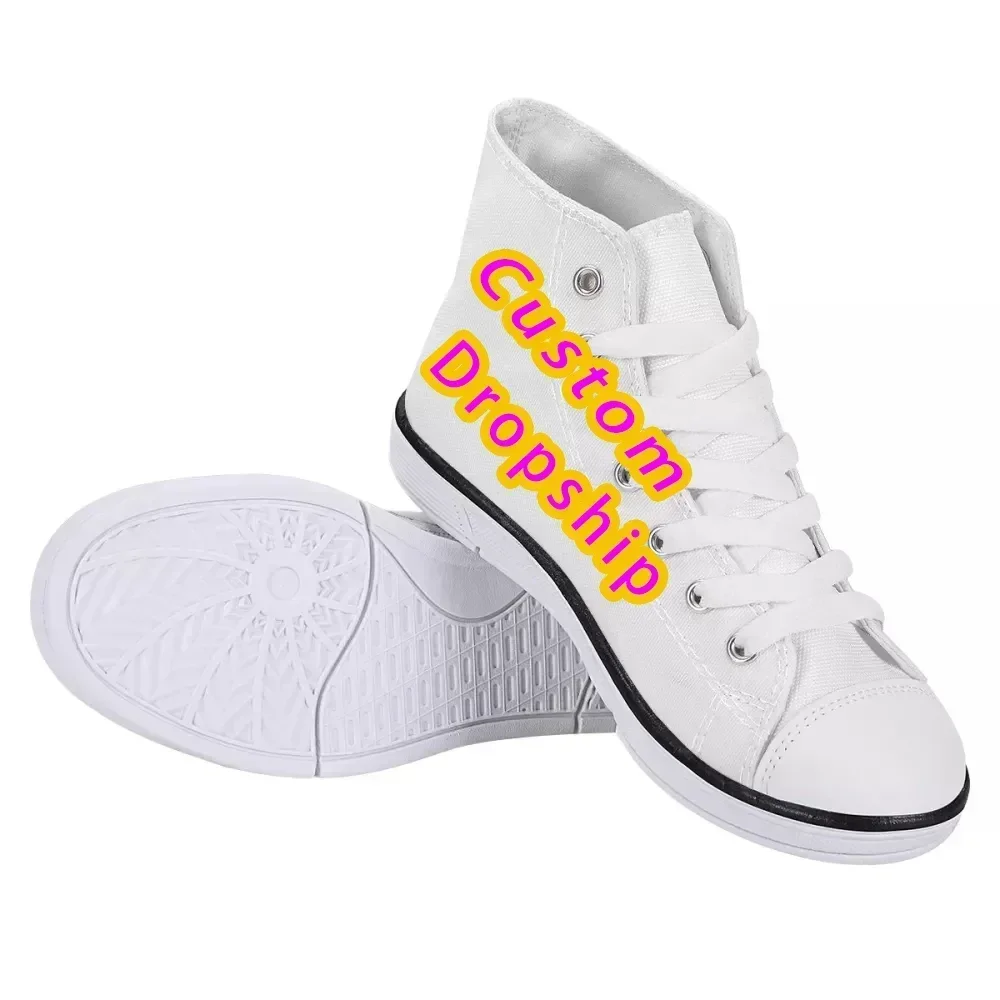 Sepatu Kanvas High Top Unisex  - Women Shoes Logo ulasan dan harga